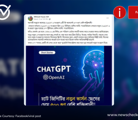 Chat GPT-4 viral post