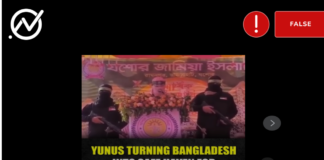 The viral video falsely claims that Bangladesh extremism is rising