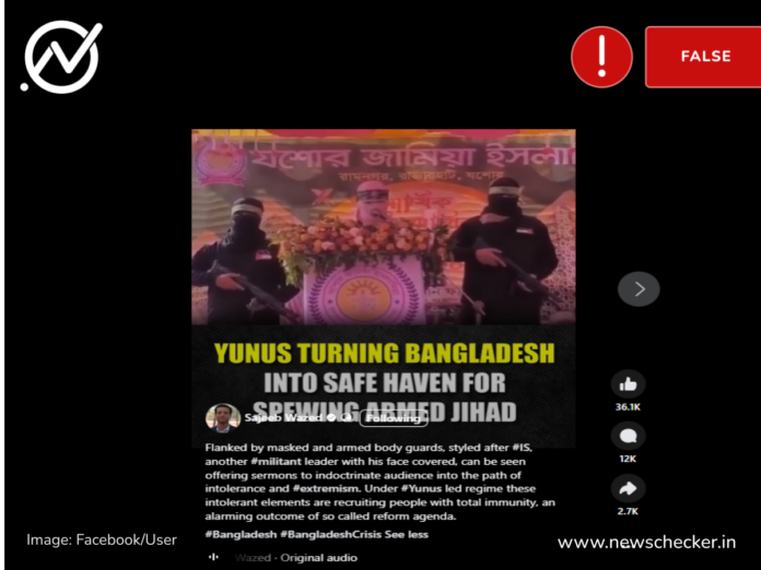 The viral video falsely claims that Bangladesh extremism is rising